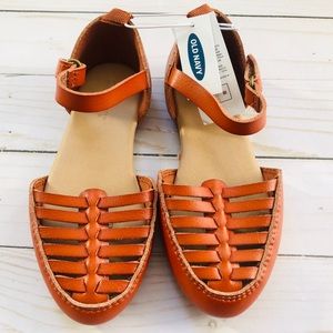 Brown Huarache Sandals NWT